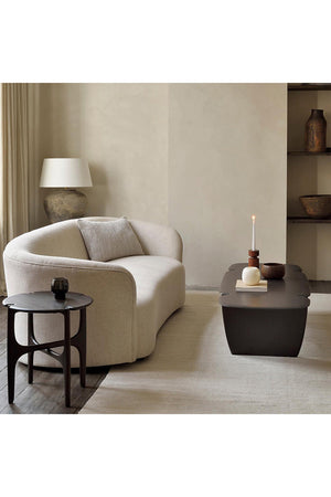 Curved Back 3-Seater Sofa | Ethnicraft Ellipse | Oroa.com