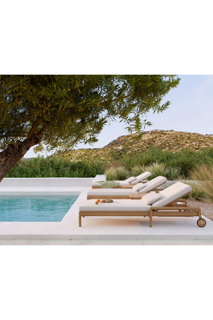 Adjustable Outdoor Lounger Cushion | Ethnicraft Jack