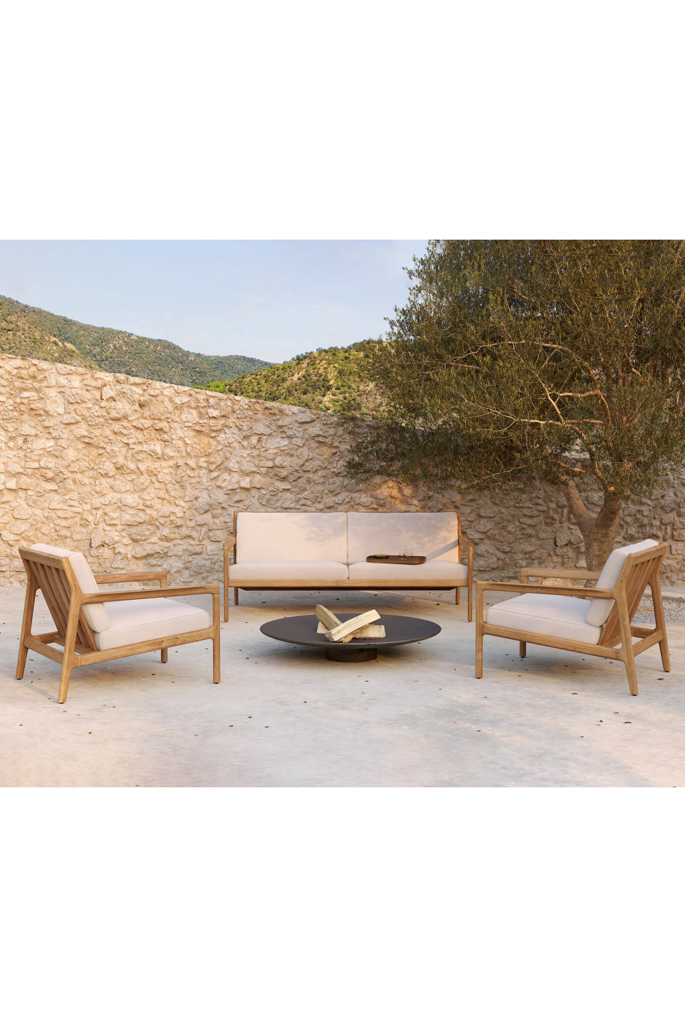 Teak Framed Outdoor Sofa | Ethnicraft Jack | Oroa.com