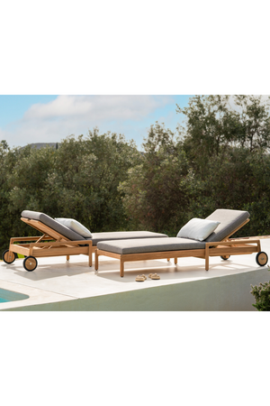 Adjustable Outdoor Lounger Cushion | Ethnicraft Jack | Oroa.com