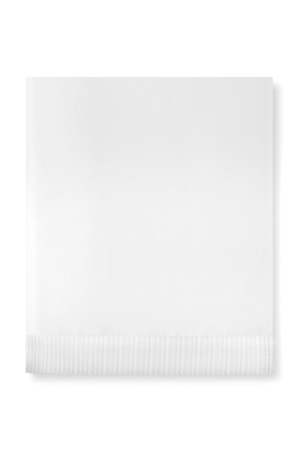 200TC Pleated Percale Flat Sheet | Amalia Home Luna | Oroa.com