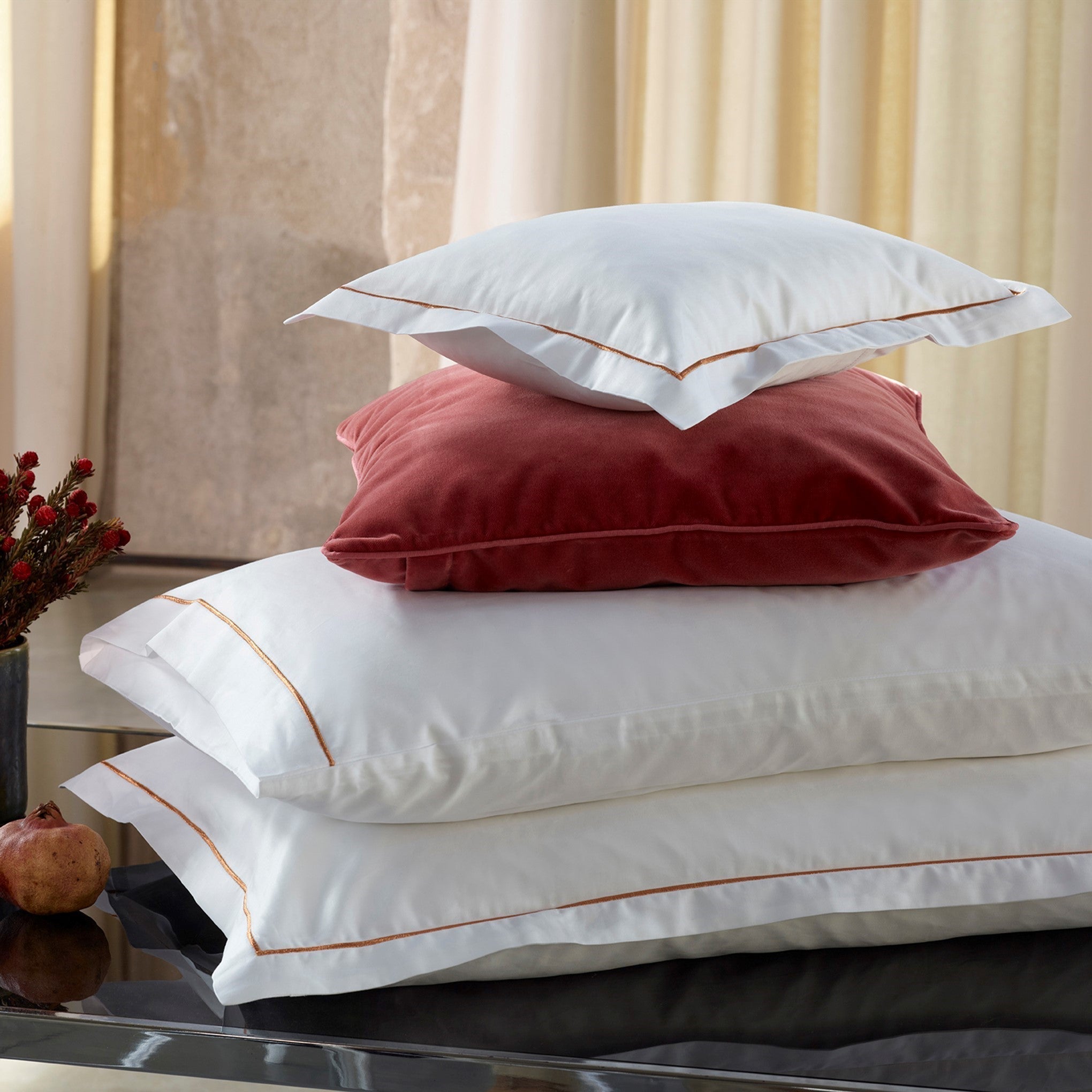 800TC Sateen Euro Sham | Amalia Home Dália| Oroa.com