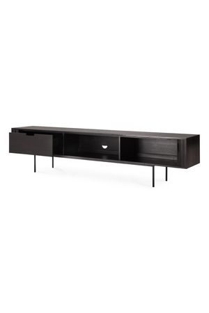  Black Teak TV Cupboard | Oroa.com