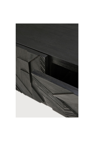 Black Teak Media Unit | Ethnicraft Graphic | OROA.COM