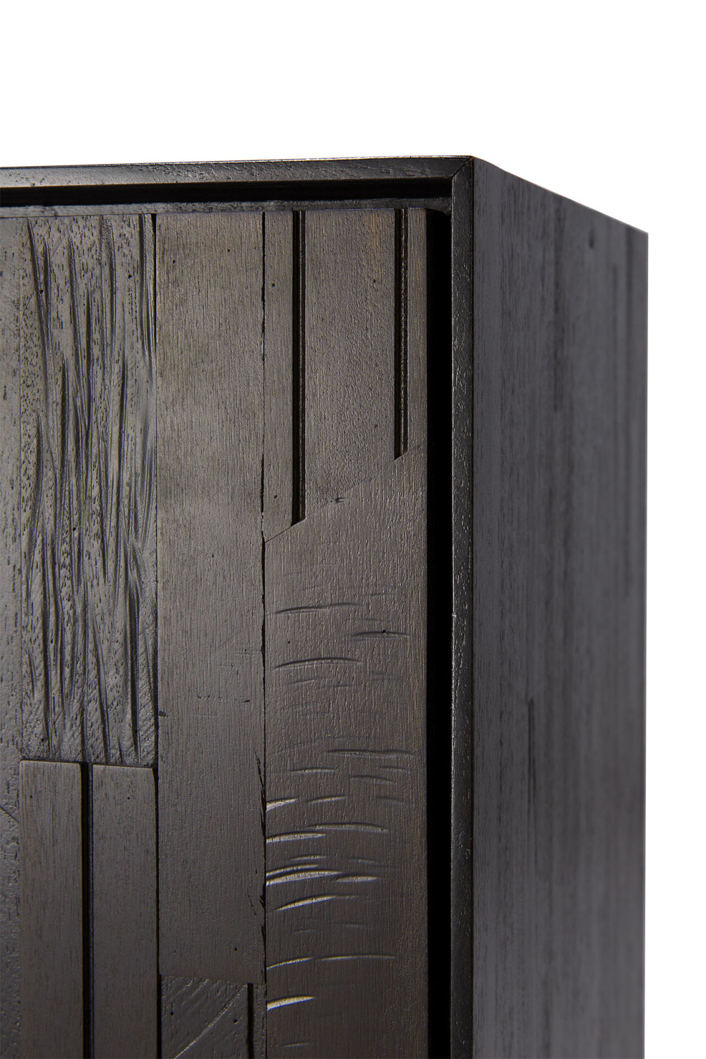 Black Teak Industrial Sideboard | Ethnicraft Mosaic | Oroa.com