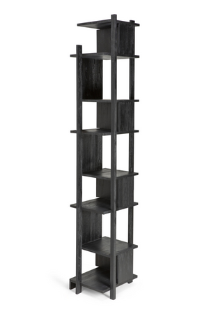 Black Teak Shelving Unit | Ethnicraft Abstract | OROA.COM