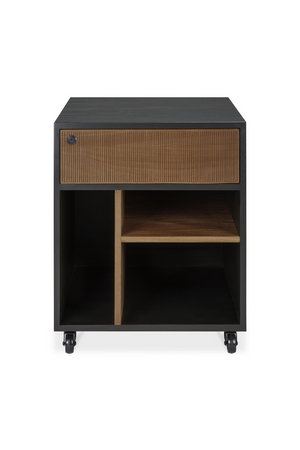 Black Teak Drawer Unit | Ethnicraft Oscar | Oroa.com