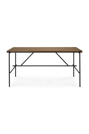 Solid Teak Desk | Ethnicraft Oscar | Oroa.com