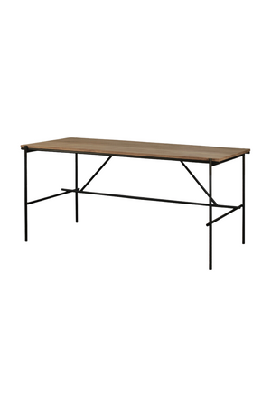 Varnished Oak Desk | Ethnicraft Oscar | Oroa.com