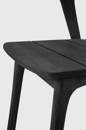 Black Teak Outdoor Dining Chair | Ethnicraft Bok | Oroa.com