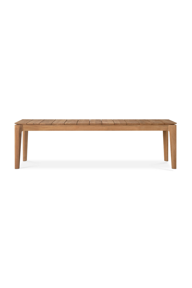 3-Seater Teak Cushioned Outdoor Bench | Ethnicraft Bok | Oroa.com