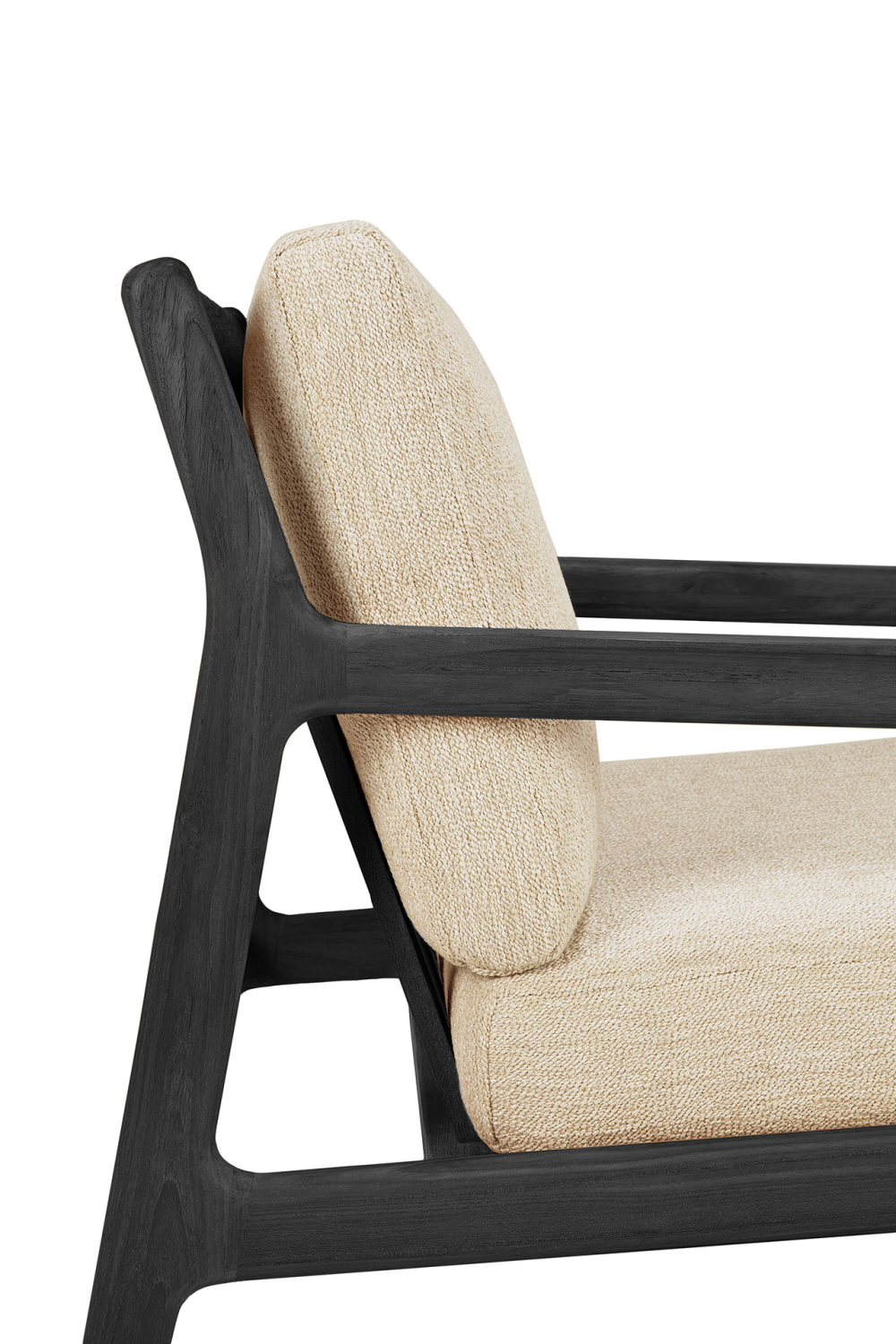 Black Teak Outdoor Lounge Chair | Ethnicraft Jack | Oroa.com