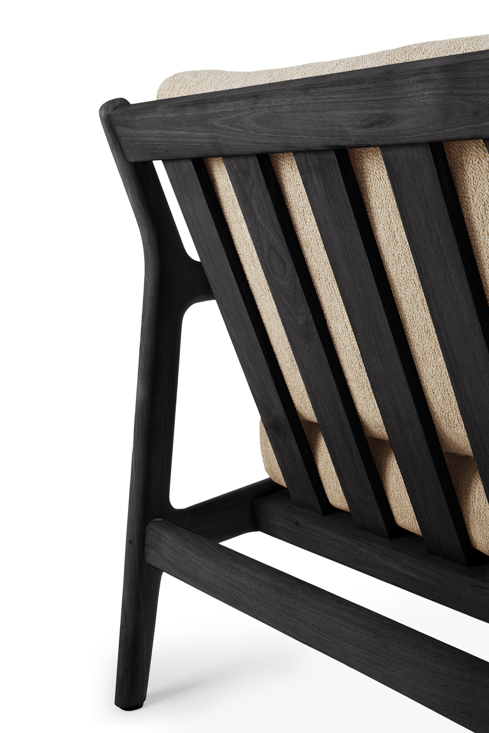 Black Teak Outdoor Lounge Chair | Ethnicraft Jack | Oroa.com