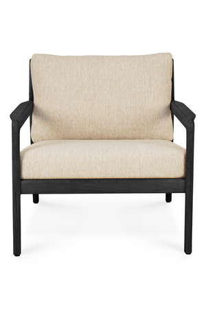 Black Teak Outdoor Lounge Chair | Ethnicraft Jack | Oroa.com