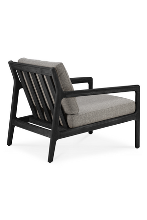 Black Teak Outdoor Lounge Chair | Ethnicraft Jack | Oroa.com