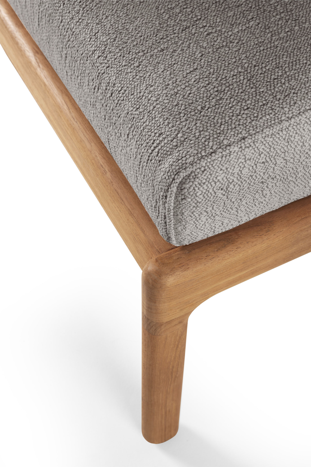 Natural Teak Outdoor Ottoman | Ethnicraft Jack | Oroa.com