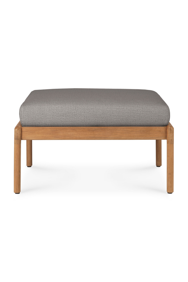 Natural Teak Outdoor Ottoman | Ethnicraft Jack | Oroa.com