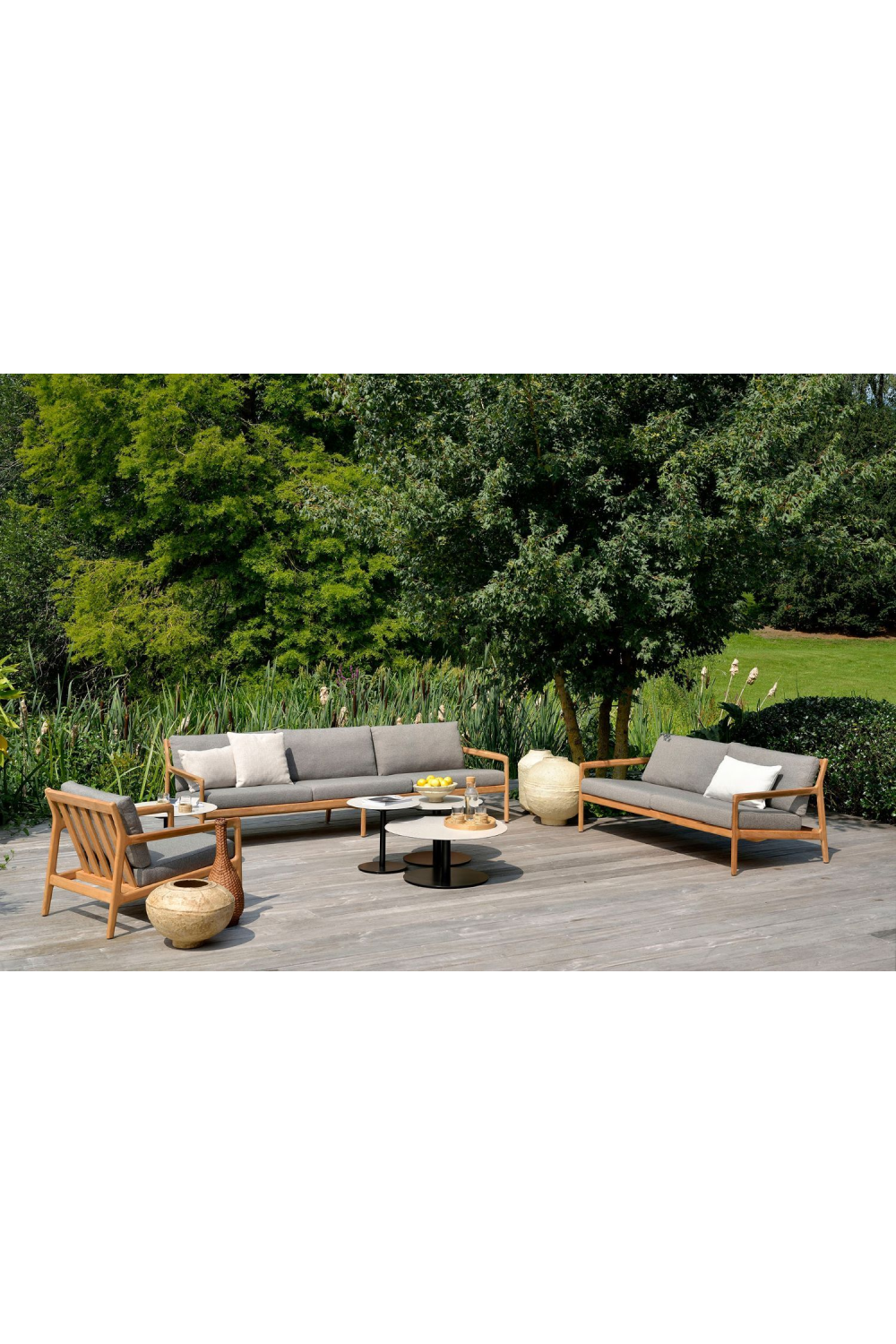 Teak Outdoor 3-Seater Sofa | Ethnicraft Jack | Oroa.com