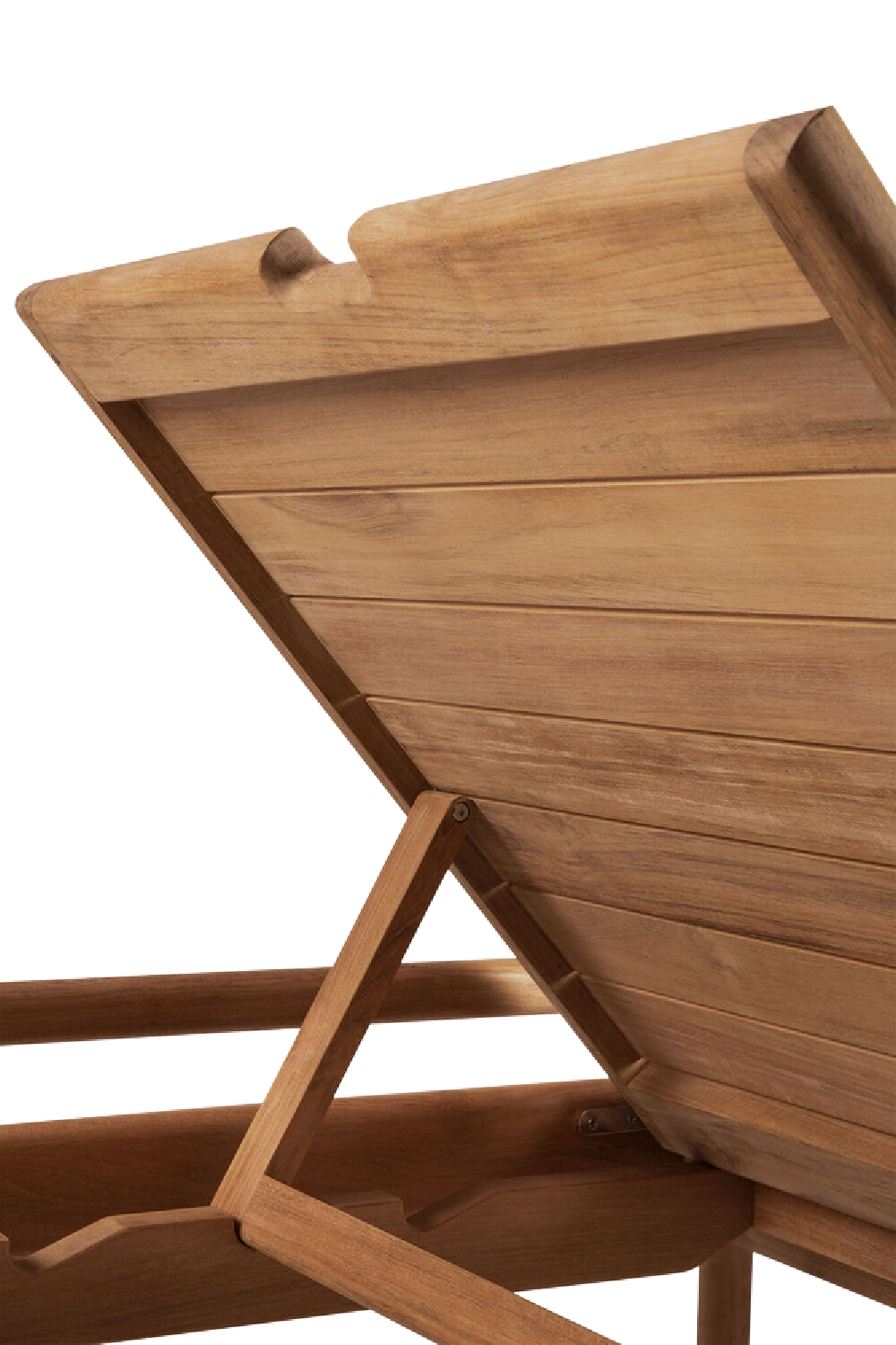 Teak Adjustable Outdoor Lounger | Ethnicraft Jack | OROA.COM