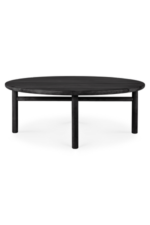 Black Teak Outdoor Coffee Table | Ethnicraft Quatro | Oroa.com