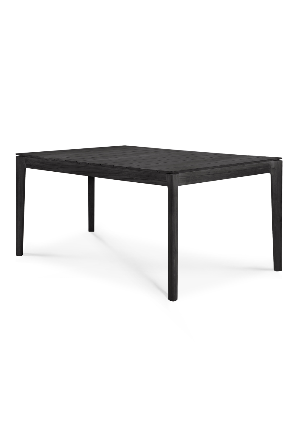Black Teak Outdoor Dining Table | Ethnicraft Bok | OROA.COM