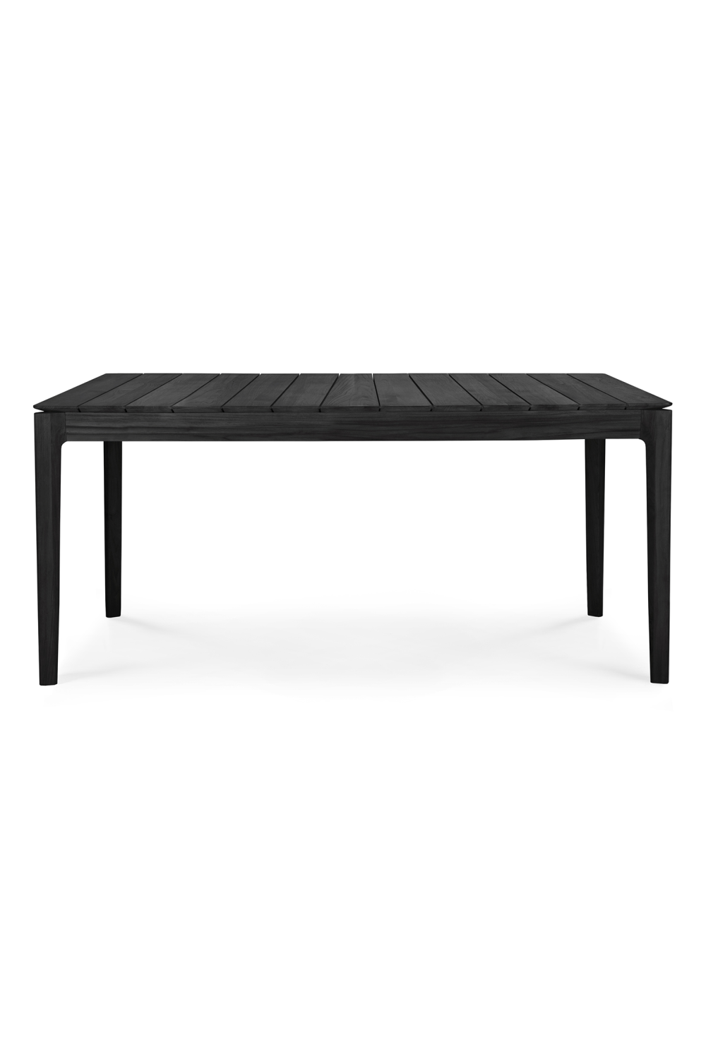 Black Teak Outdoor Dining Table | Ethnicraft Bok | OROA.COM