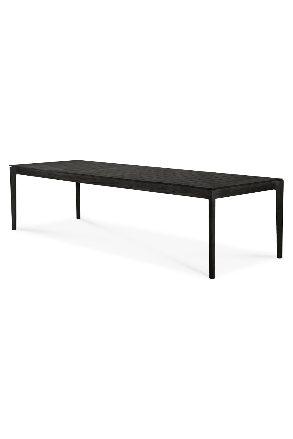 Black Teak Outdoor Dining Table | Ethnicraft Bok | OROA.COM