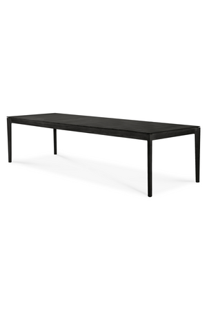 Black Teak Outdoor Dining Table | Ethnicraft Bok | OROA.COM