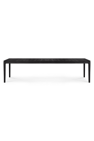 Black Teak Outdoor Dining Table | Ethnicraft Bok | OROA.COM