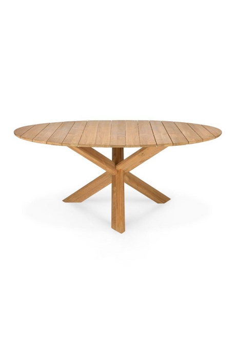   Solid Teak Outdoor Dining Table | Oroa.com