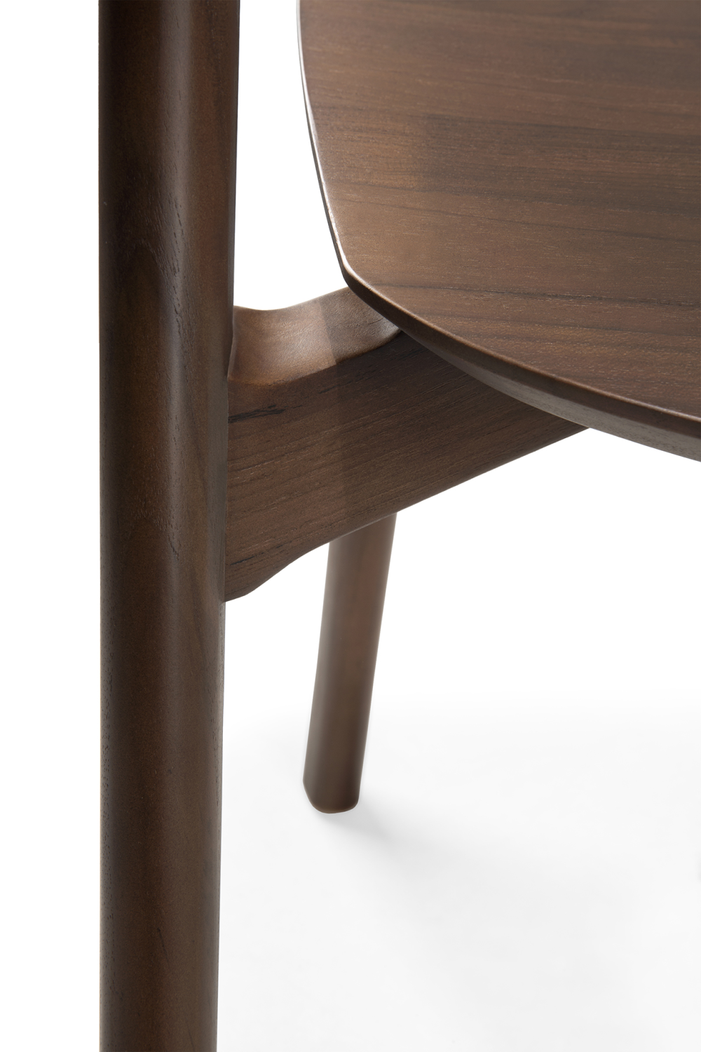 Oak Round Back Dining Chair | Ethnicraft Bok | Oroa.com