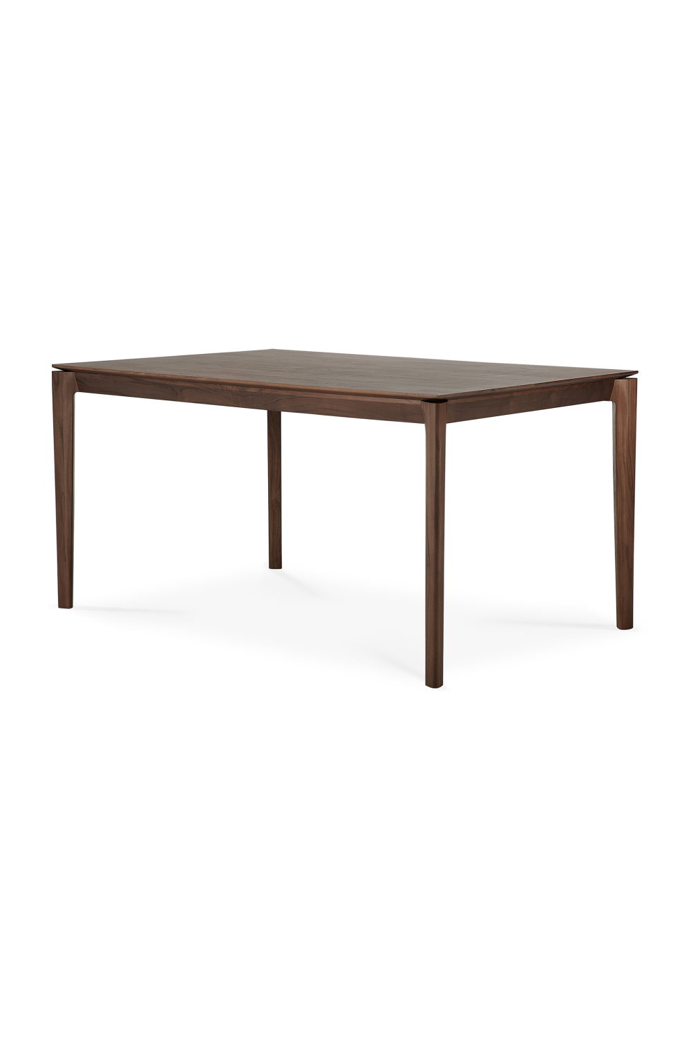 Teak Brown Minimalist Dining Table | Ethnicraft Bok | Oroa.com