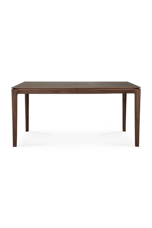 Teak Brown Minimalist Dining Table | Ethnicraft Bok | Oroa.com