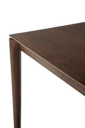 Teak Brown Minimalist Dining Table | Ethnicraft Bok | Oroa.com