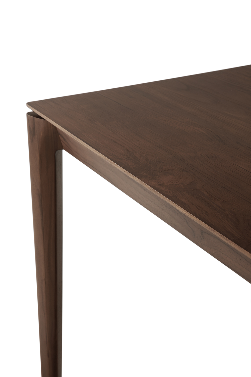 Teak Brown Minimalist Dining Table | Ethnicraft Bok | Oroa.com