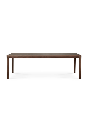 Teak Brown Minimalist Dining Table | Ethnicraft Bok | Oroa.com