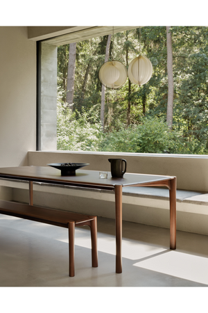 Brown Teak Bench | Ethnicraft PI | Oroa.com