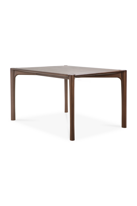 Varnished Teak Dining Table | Ethnicraft PI | Oroa.com