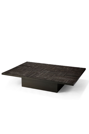 Carved Teak Coffee Table | Ethnicraft Tabwa | Oroa.com