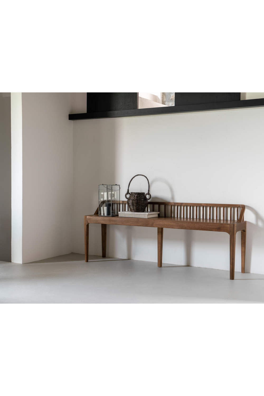 Modern Nordic Teak Bench | Ethnicraft Spindle | Oroa.com