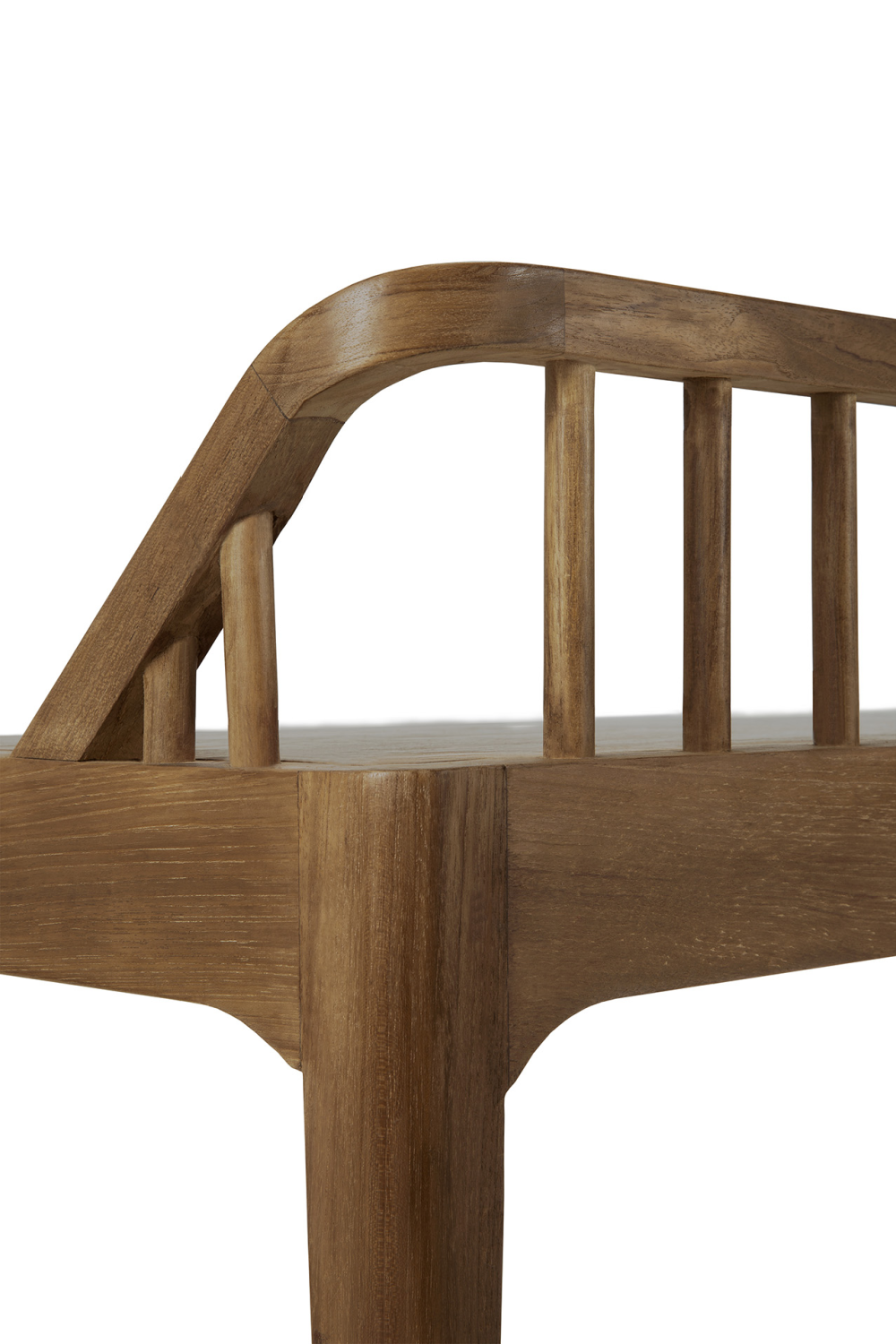 Modern Nordic Teak Bench | Ethnicraft Spindle | Oroa.com