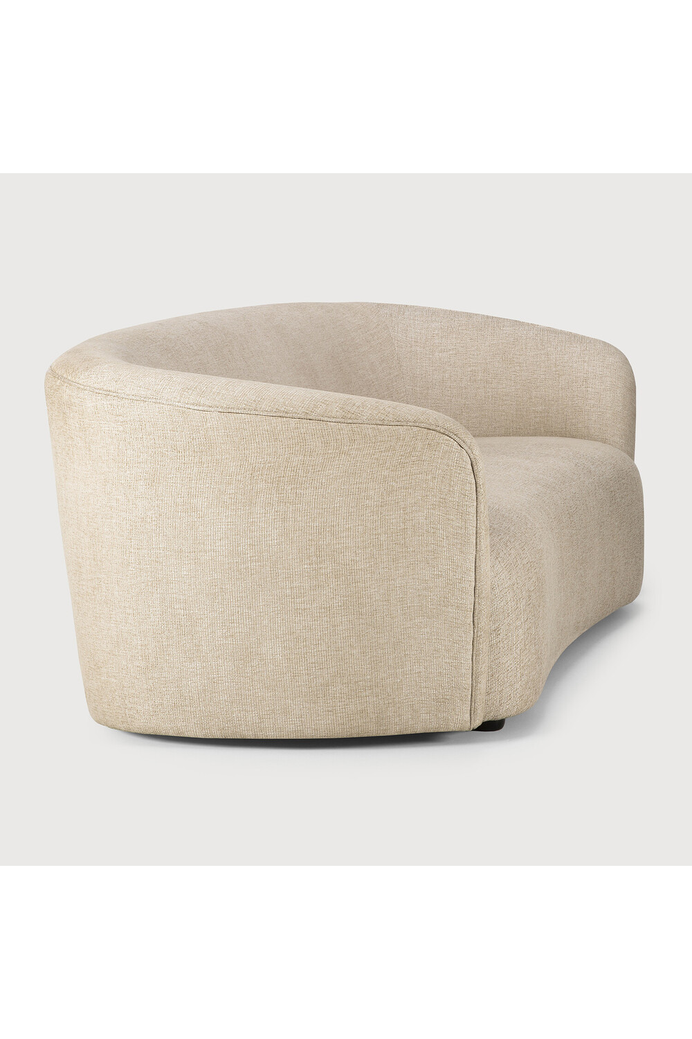 Curved Back 3-Seater Sofa | Ethnicraft Ellipse | Oroa.com