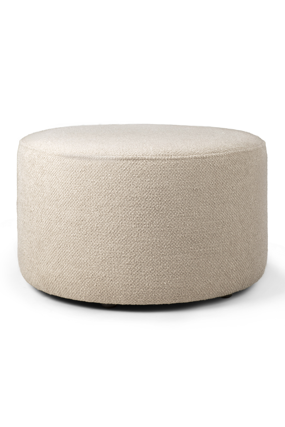 Round Fabric Pouf | Ethnicraft Barrow | Oroa.com