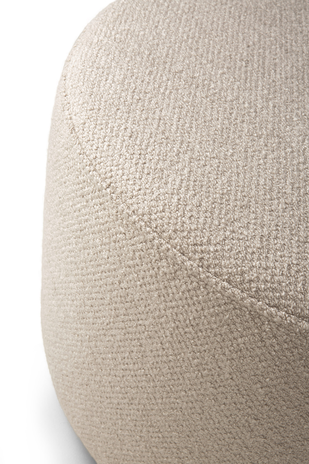 Round Fabric Pouf | Ethnicraft Barrow | Oroa.com