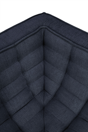 Blue Fabric Corner Sofa | Ethnicraft N701 | Oroa.com