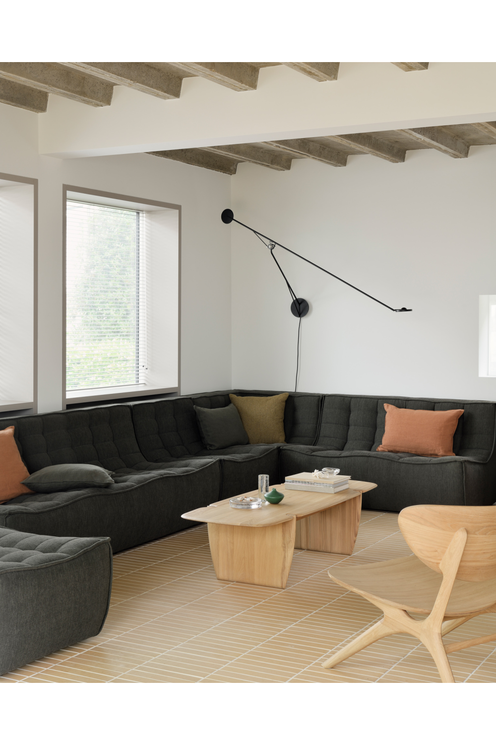 Green Modular Sofa | Ethnicraft N701 | Oroa.com
