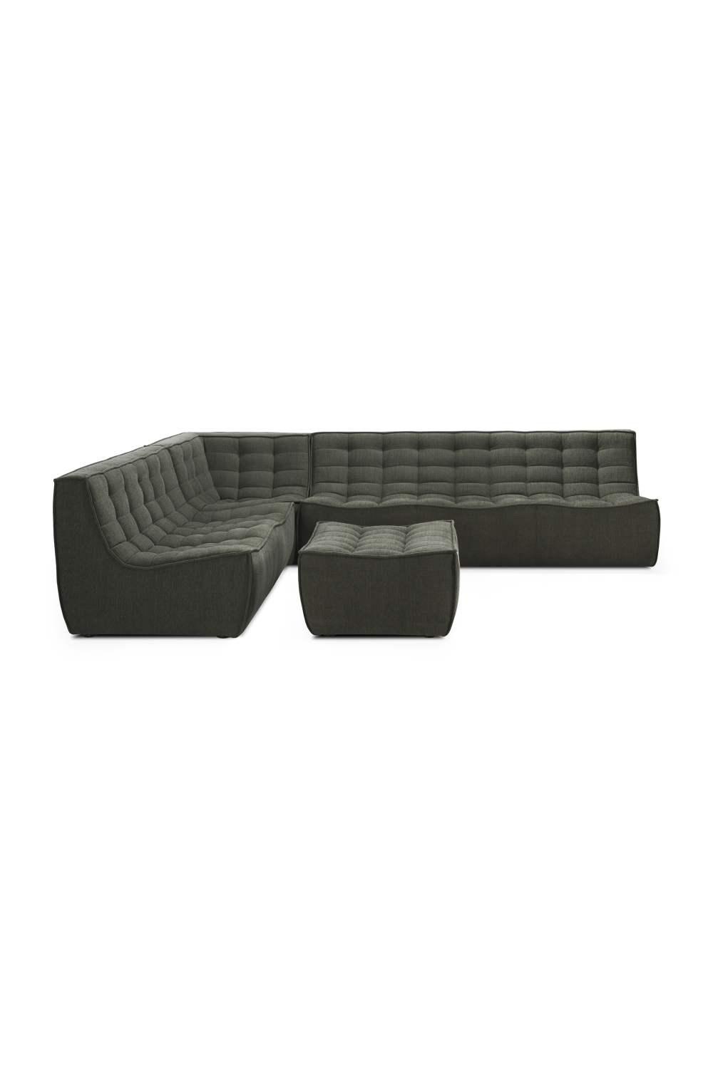 Green Modular Sofa | Ethnicraft N701 | Oroa.com