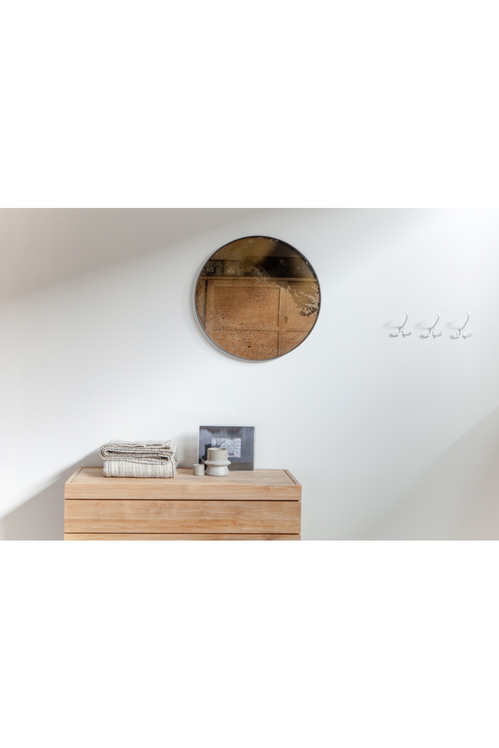 Round Wall Mirror | Ethnicraft Bronze | OROA TRADE