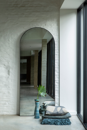   Vintage Arched Floor Mirror | Oroa.com