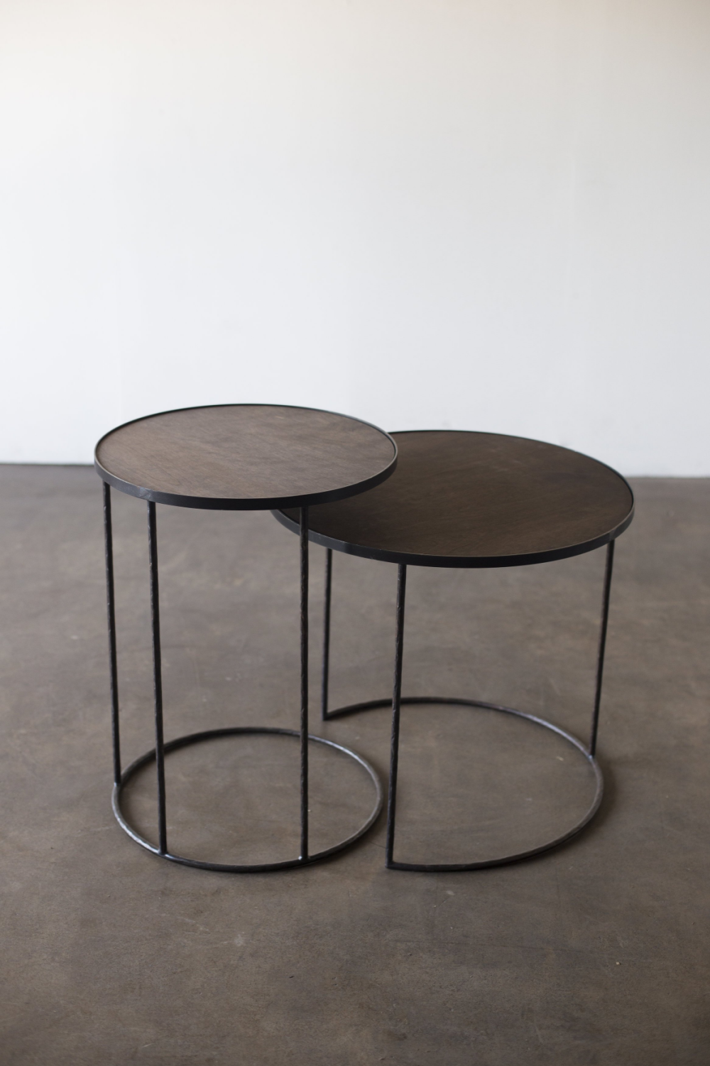 Round Tray Side Table Set (2) | Ethnicraft | OROA